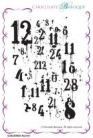 Numeri unmounted rubber stamp set - A6
